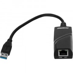 Сетевой адаптер Gigabit Ethernet Digma D-USB3-LAN1000 USB 3.0 Сетевой адаптер Gigabit Ethernet Digma D-USB3-LAN1000 USB 3.0 - фото 4