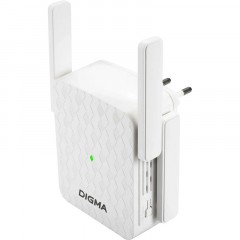 Усилитель сигнала Wi-Fi Digma D-WR310 (D-WR310V2) N300 Wi-Fi белый - фото 3