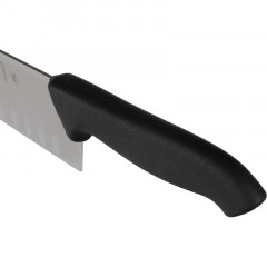 Нож поварской 260/400 мм. Шеф с бороздками, черный HoReCa Icel /1/6 Нож поварской 260/400 мм. Шеф с бороздками, черный HoReCa Icel /1/6 - фото 4