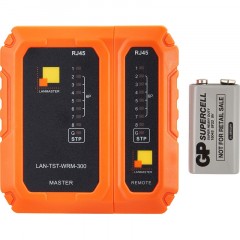 Тестер витой пары LANMASTER LAN-TST-WRM-300 с индикаторами - фото 2