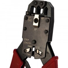 Инструмент TWT TWT-CRI-468R обжимной (4P,6P,8P) Ratchet, HT-2008R - фото 2
