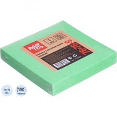 Стикеры Выбор есть с клеев. краем 76х76, интенсив, зеленый 100л