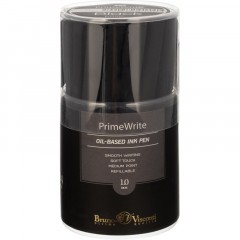 Ручка шариковая неавтомат. PrimeWrite.Basic.Black маслян,1мм,син 20-0295/04 - фото 6