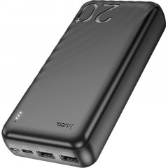 Внешний аккумулятор Hoco J123A ELEMENT 20000mAh 2A 2xUSB-A черный Внешний аккумулятор Hoco J123A ELEMENT 20000mAh 2A 2xUSB-A черный - фото 2