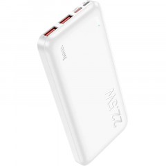 Внешний аккумулятор Hoco J101 ASTUTE WHITE 10000mAh QC3.0/PD3 2xUSB-A/USB-C Внешний аккумулятор Hoco J101 ASTUTE WHITE 10000mAh QC3.0/PD3 2xUSB-A/USB-C - фото 2