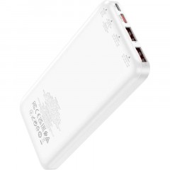 Внешний аккумулятор Hoco J101 ASTUTE WHITE 10000mAh QC3.0/PD3 2xUSB-A/USB-C Внешний аккумулятор Hoco J101 ASTUTE WHITE 10000mAh QC3.0/PD3 2xUSB-A/USB-C - фото 3