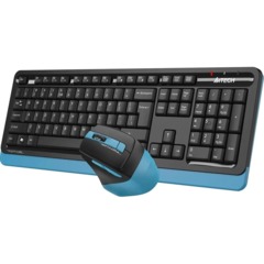 Набор клавиатура+мышь A4Tech Fstyler FG1035 NAVY BLUE USB беспров.чер/син - фото 5