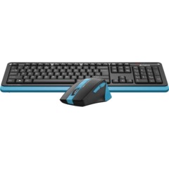 Набор клавиатура+мышь A4Tech Fstyler FG1035 NAVY BLUE USB беспров.чер/син - фото 6