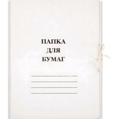 Папка с завязками Дело Элементари 320 г/м2 немелованная