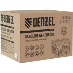 Генератор бензиновый Denzel PS-25, 2,5 кВт, 230В Генератор бензиновый Denzel PS-25, 2,5 кВт, 230В - фото 27