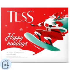 Чай Tess Happy Holidays эксклюзив коллек ассорт,48пак(1499-10/2008-10) (НГ)