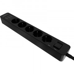 Сетевой фильтр HARPER UCH-530 Black 5р/1,5м/4кВт/16А 3xUSB(H00003010) Сетевой фильтр HARPER UCH-530 Black 5р/1,5м/4кВт/16А 3xUSB(H00003010) - фото 2