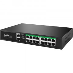 Коммутатор Netis P116GC 16х1000 Мбит/с PoE+ 240Вт, 2х1000 Мбит/с Коммутатор Netis P116GC 16х1000 Мбит/с PoE+ 240Вт, 2х1000 Мбит/с - фото 2