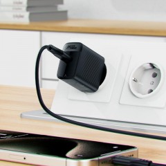 Зарядное устройство сетевое ACEFAST (AF-A82-BK) PD20W GaN single USB-C Зарядное устройство сетевое ACEFAST (AF-A82-BK) PD20W GaN single USB-C - фото 6