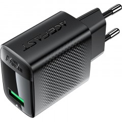 Зарядное устройство сетевое ACEFAST (AF-A90P3-BK)QC18W GaN USB-A с каб Зарядное устройство сетевое ACEFAST (AF-A90P3-BK)QC18W GaN USB-A с каб - фото 3