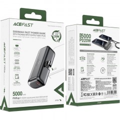 Внешний аккумулятор портативный ACEFAST (AF-M9-BK) 5000 PD20W черный Внешний аккумулятор портативный ACEFAST (AF-M9-BK) 5000 PD20W черный - фото 5