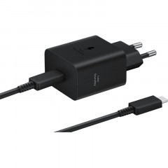 Зарядное устройство сетевое Samsung EP-T4511 45W Type-C Black + cable Зарядное устройство сетевое Samsung EP-T4511 45W Type-C Black + cable - фото 2