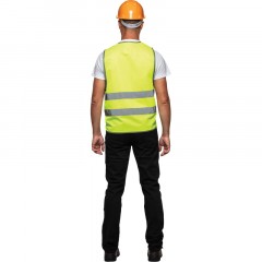 Жилет сигнальный, Тип 1Е, цв.лимон.(р.XS-M/40-46) - фото 3