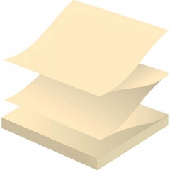 Стикеры Z-сложения ATTACHE с клеев.краем Z-блок 76х76 желтый 100л - фото 3