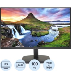 Монитор Aopen (UM.QC1EE.E01)23.8/FHD/IPS/100Hz/250cd/1ms/VGA/HDMI