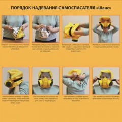 Самоспасатель универсальный фильтрующий усилен (УФМС) &#039;Шанс&#039;-Е (ФСЭ-С) п/м - фото 3