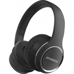 Наушники Hyundai H-HP103 черный, накладные, bluetooth Наушники Hyundai H-HP103 черный, накладные, bluetooth - фото 2