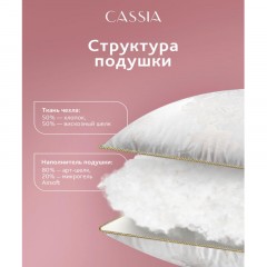Подушка 70x70 Ирем вискоза, микрогель Подушка 70x70 Ирем вискоза, микрогель - фото 3