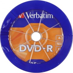 Носители информации DVD-R Verbatim 4.7Gb 16x wagon wheel 25шт/уп (43730) Носители информации DVD-R Verbatim 4.7Gb 16x wagon wheel 25шт/уп (43730) - фото 2