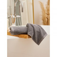Набор полотенец махровых TAC VENTURA 50х90,70х140 500г/м2 GRAY, серый - фото 5