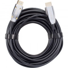 Кабель активный оптический HDMI 19M/M,ver. 2.1, 15m Telecom (TCG2120-15M) - фото 2