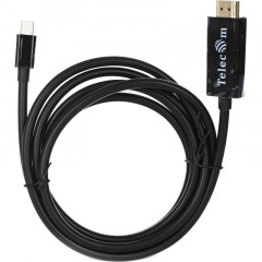 Кабель Mini DisplayPort M to HDMI M переходник 1.8m Telecom (TA695) Кабель Mini DisplayPort M to HDMI M переходник 1.8m Telecom (TA695) - фото 2