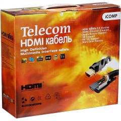 Кабель HDMI-19M-HDMI-19M ver 2.0+3D/Ethern,2 ф-ра 20m Telecom (TCG200F-20M) Кабель HDMI-19M-HDMI-19M ver 2.0+3D/Ethern,2 ф-ра 20m Telecom (TCG200F-20M) - фото 7