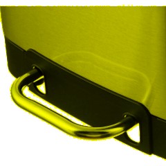 Ведро мусорное с педалью и доводчиком Luscan 6л,матов.,прямоуг,нерж сталь - фото 6