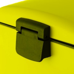 Ведро мусорное с педалью и доводчиком Luscan 6л,бежевое,прямоуг,металл - фото 5