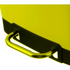 Ведро мусорное с педалью и доводчиком Luscan 6л,бежевое,прямоуг,металл - фото 6