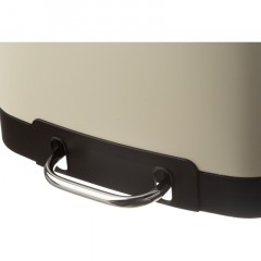 Ведро мусорное с педалью и доводчиком Luscan 12л,бежевое,прямоуг,металл - фото 6