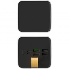 Внешний аккумулятор PERO PB09 50000 mAh,Li-Pol,output USB-C + 4USB-A,белый - фото 2