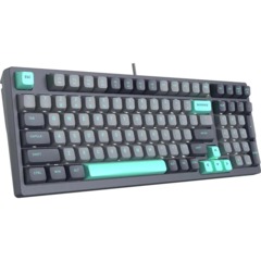Клавиатура A4Tech Fstyler (FS300 PANDA ROCK)механич. чер/сер USB gamer LED - фото 3