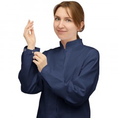 Куртка для пищевого пр-ва жен. у17-КУ ХАССП син.(р.48-50) р.158-164 Куртка для пищевого пр-ва жен. у17-КУ ХАССП син.(р.48-50) р.158-164 - фото 5