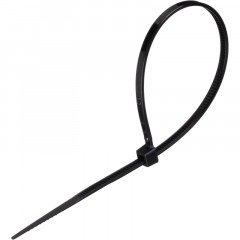 Стяжка (хомут) 150 мм x 2,5 мм,Bigtech BT-CT-150-25-B,нейлон,черн,100 шт/уп