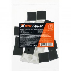 Площадка самоклеящаяся Bigtech BT-CTP-20-20-W,белый, 20x20x6,4мм,20 шт/уп - фото 2