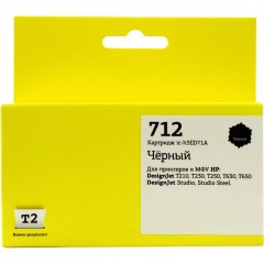 Картридж струйный T2 IC-H3ED71A (HP 3ED71A/№712 ) для HP черный Картридж струйный T2 IC-H3ED71A (HP 3ED71A/№712 ) для HP черный - фото 2