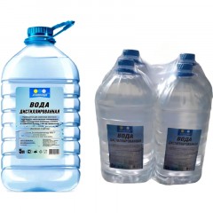 Вода дистиллированная Атлантида 5л (ПЭТ), 4 шт/ упак., 1931