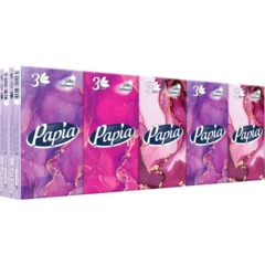 Носовые платочки Papia 3 сл.10лx10 пач/уп - фото 5