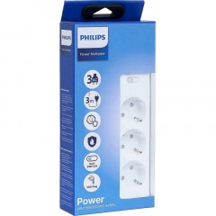 Сетевой фильтр Philips CHP2135WB/51 3р/3м, 10А, белый Сетевой фильтр Philips CHP2135WB/51 3р/3м, 10А, белый - фото 2