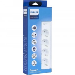 Сетевой фильтр Philips CHP2145WB/51 4р/3м, 10А, белый Сетевой фильтр Philips CHP2145WB/51 4р/3м, 10А, белый - фото 2