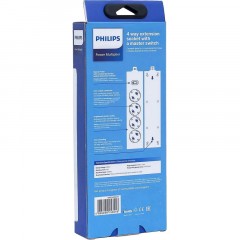 Сетевой фильтр Philips CHP2145WB/51 4р/3м, 10А, белый Сетевой фильтр Philips CHP2145WB/51 4р/3м, 10А, белый - фото 3