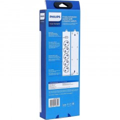 Сетевой фильтр Philips CHP2155WA/51 5р/2м, 10А, белый Сетевой фильтр Philips CHP2155WA/51 5р/2м, 10А, белый - фото 3