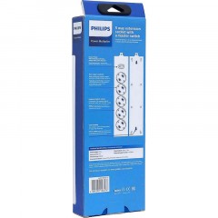 Сетевой фильтр Philips CHP2155WB/51 5р/3м, 10А, белый Сетевой фильтр Philips CHP2155WB/51 5р/3м, 10А, белый - фото 3