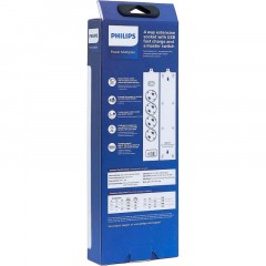 Сетевой фильтр Philips CHP4346WA/51 4р/2м с USB, 10А, белый Сетевой фильтр Philips CHP4346WA/51 4р/2м с USB, 10А, белый - фото 5
